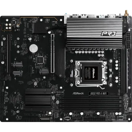 Материнская плата Asrock B850 PRO-A WIFI Socket AM5 AMD B850 4xDDR5 ATX AC`97 8ch(7.1) 2.5Gg RAID+HDMI Материнская плата Asrock B850 PRO-A WIFI Socket AM5 AMD B850 4xDDR5 ATX AC`97 8ch(7.1) 2.5Gg RAID+HDMI