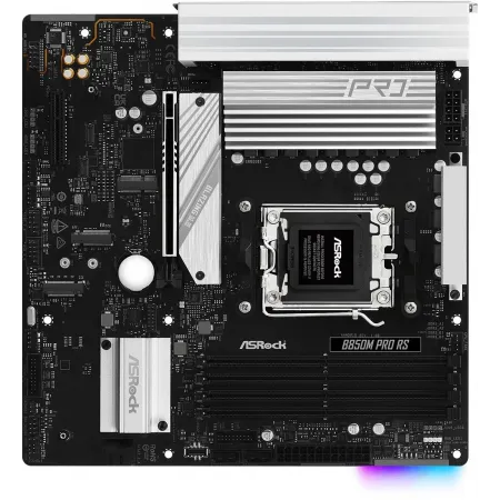 Материнская плата Asrock B850M PRO RS Socket AM5 AMD B850 4xDDR5 mATX AC`97 8ch(7.1) 2.5Gg RAID+HDMI+DP