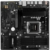 Материнская плата Asrock B850M PRO-A Socket AM5 AMD B850 4xDDR5 mATX AC`97 8ch(7.1) 2.5Gg RAID+HDMI+DP