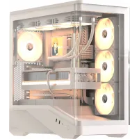 Корпус Formula Crystal U9 белый без БП ATX 2xUSB3.0 audio bott PSU