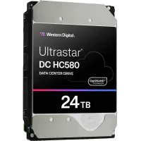 Жесткий диск WD SATA-III 24TB 0F65101 WUH722424ALE604 Server Ultrastar DC HC580 4KN (7200rpm) 512Mb 3.5"