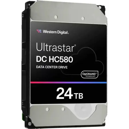 Жесткий диск WD SATA-III 24TB 0F65101 WUH722424ALE604 Server Ultrastar DC HC580 4KN (7200rpm) 512Mb 3.5"