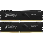 Память DDR4 2x16GB 3200MHz Kingston KF432C16BB1K2/32WP Fury Beast Black RTL Gaming PC4-25600 CL16 DIMM 288-pin 1.35В dual rank с радиатором Ret