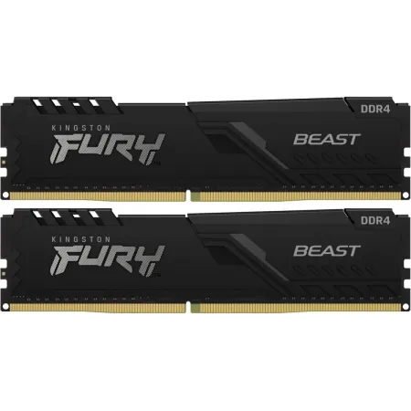 Память DDR4 2x16GB 3200MHz Kingston KF432C16BB1K2/32WP Fury Beast Black RTL Gaming PC4-25600 CL16 DIMM 288-pin 1.35В dual rank с радиатором Ret
