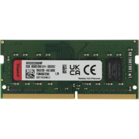 Память DDR4 8GB 3200MHz Kingston KVR32S22S8/8WP RTL PC4-25600 CL22 SO-DIMM 260-pin 1.2В single rank Ret