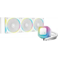 Система водяного охлаждения Deepcool LE360 PRO Wh ARGB Soc-AM5/AM4/1200/1700/1851 белый 4-pin 19-33dB Al 300W 1817gr Ret (R-LE360PRO-WHAMMC-G-1)