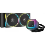 Система водяного охлаждения Deepcool LE240 PRO ARGB Soc-AM5/AM4/1200/1700/1851 черный 4-pin 28.2-33dB Al 280W 1347gr Ret (R-LE240PRO-BKAMMC-G-1) Система водяного охлаждения Deepcool LE240 PRO ARGB Soc-AM5/AM4/1200/1700/1851 черный 4-pin 28.2-33dB Al 280W 1347gr Ret (R-LE240PRO-BKAMMC-G-1)