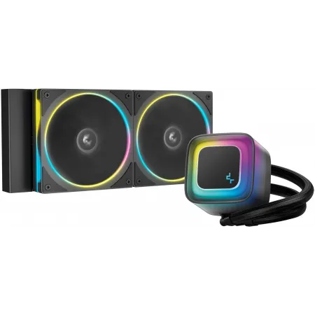 Система водяного охлаждения Deepcool LE240 PRO ARGB Soc-AM5/AM4/1200/1700/1851 черный 4-pin 28.2-33dB Al 280W 1347gr Ret (R-LE240PRO-BKAMMC-G-1) Система водяного охлаждения Deepcool LE240 PRO ARGB Soc-AM5/AM4/1200/1700/1851 черный 4-pin 28.2-33dB Al 280W 1347gr Ret (R-LE240PRO-BKAMMC-G-1)