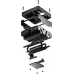 Устройство охлаждения(кулер) ID-Cooling IS-53-XT Soc-AM5/AM4/1200/1700/1851 черный 4-pin 14-33.2dB Al+Cu 120W 380gr Ret (IS-53-XT BLACK)