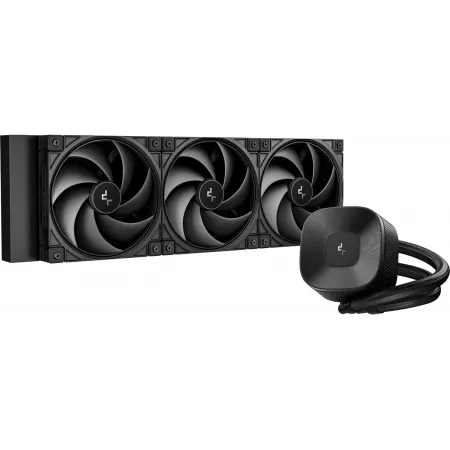 Система водяного охлаждения Deepcool LE360 V2 Zero Soc-AM5/AM4/1200/1700/1851 черный 4-pin 19-31.6dB Al 250W 1554gr Ret (R-LE360ZERO-BKLNMD-G-1) Система водяного охлаждения Deepcool LE360 V2 Zero Soc-AM5/AM4/1200/1700/1851 черный 4-pin 19-31.6dB Al 250W 1554gr Ret (R-LE360ZERO-BKLNMD-G-1)