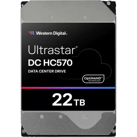 Жесткий диск WD SATA-III 22TB 0F48159 WUH722222ALE604 Server Ultrastar DC HC570 512E (7200rpm) 512Mb 3.5"