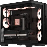 Корпус Formula Crystal Z7 черный без БП ATX 11x120mm 4x140mm 1xUSB3.0 1xUSB3.1 audio bott PSU Корпус Formula Crystal Z7 черный без БП ATX 11x120mm 4x140mm 1xUSB3.0 1xUSB3.1 audio bott PSU