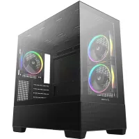 Корпус Deepcool CG380 3F черный без БП mATX 2xUSB3.0 audio bott PSU