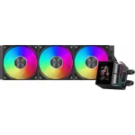 Система водяного охлаждения PcCooler DS360 Display ARGB Soc-AM5/AM4/1200/1700/1851 черный 4-pin 39.8dB Al LCD 310W Ret (DS360-BKAWXY-GL)