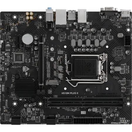 Материнская плата MSI H510M PLUS II Soc-1200 Intel Z490 2xDDR4 mATX AC`97 8ch(7.1) GbLAN+VGA+HDMI Материнская плата MSI H510M PLUS II Soc-1200 Intel Z490 2xDDR4 mATX AC`97 8ch(7.1) GbLAN+VGA+HDMI