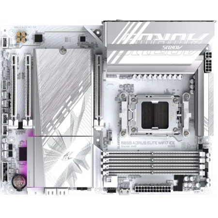 Материнская плата Gigabyte B850 AORUS ELITE WIFI7 ICE Socket AM5 AMD B850 4xDDR5 ATX AC`97 8ch(7.1) 2.5Gg RAID+DP