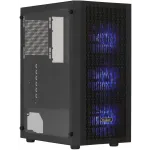 Корпус PcCooler MA100 MESH BK черный без БП ATX 5x120mm 2xUSB2.0 1xUSB3.0 audio bott PSU