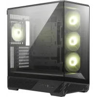 Корпус MSI MAG Pano 130R PZ черный без БП ATX 6x120mm 2x140mm 2xUSB3.0 audio AirDuct bott PSU