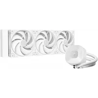 Система водяного охлаждения Deepcool LE360 V2 Pure Soc-AM5/AM4/1200/1700/1851 белый 4-pin 19-31.6dB Al 250W 1554gr Ret (R-LE360PURE-WHLNMD-G-1)