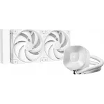 Система водяного охлаждения Deepcool LE240 V2 Pure Soc-AM5/AM4/1200/1700/1851 белый 4-pin 28.2-31.6dB Al 220W 1266gr Ret (R-LE240PURE-WHLNMD-G-1)