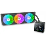 Система водяного охлаждения Thermaltake TH360-S V3 ARGB Soc-AM5/AM4/1200/1700/1851 черный 4-pin 37.8dB Al LCD 365W Ret (CL-W470-PL12SW-A)