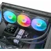 Система водяного охлаждения Thermaltake TH360-S V3 ARGB Soc-AM5/AM4/1200/1700/1851 черный 4-pin 37.8dB Al LCD 365W Ret (CL-W470-PL12SW-A)