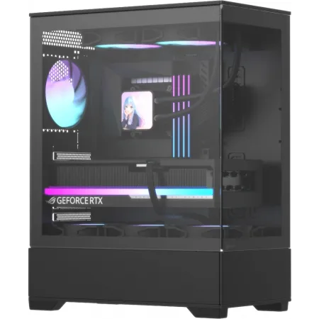 Корпус Formula Crystal Z1 V2 черный без БП ATX 1xUSB2.0 1xUSB3.0 1xUSB3.1 audio bott PSU