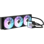 Система водяного охлаждения Formula Ice Jet Glow 360 ARGB Soc-AM5/AM4/1200/2066/1700/1851 черный 4-pin 1-27dB Al+Cu 300W Ret (ICE JET GLOW 360 BK)