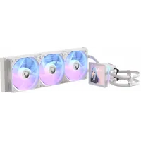 Система водяного охлаждения Formula Ice Jet Vision 360 ARGB Soc-AM5/AM4/1200/2066/1700/1851 белый 4-pin 1-27dB Al+Cu LCD 315W Ret (ICE JET VISION 360 WH)