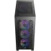 Корпус Azza AEROHEX черный без БП ATX 4x120mm 1xUSB2.0 1xUSB3.0 audio bott PSU
