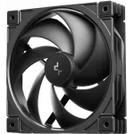 Вентилятор для корпуса Deepcool FD12 V2 120х120x25 черный 4-pin 35.6дБ (R-FD12V2-BKNPN1-G) Ret