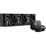 Система водяного охлаждения Deepcool Spartacus 360 Soc-AM5/AM4/1200/1700/1851 черный 4-pin 19-36dB Al LCD Ret (R-SPT360-BKDSMP-G-1)