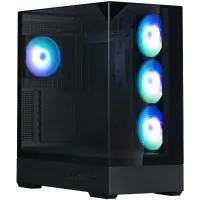 Корпус Zalman P40 Prism Plus черный без БП ATX 5x120mm 2xUSB3.0 audio bott PSU