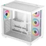 Корпус Deepcool CG530 4F белый без БП ATX 6x120mm 4x140mm 1xUSB3.0 audio bott PSU