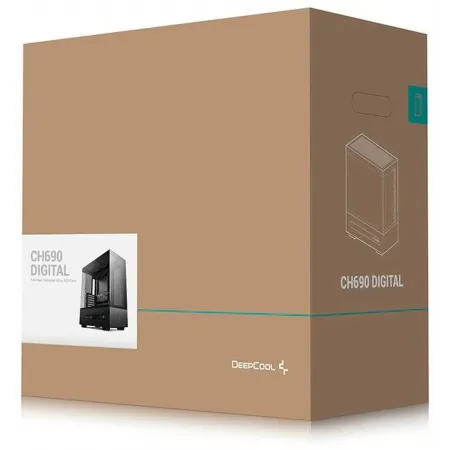 Корпус Deepcool CH690 Digital черный без БП ATX 10x120mm 10x140mm 2xUSB3.0 audio bott PSU