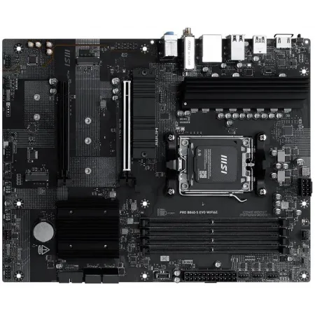Материнская плата MSI PRO B840-S EVO WIFI6E Socket AM5 AMD B840 4xDDR5 ATX AC`97 8ch(7.1) 2.5Gg RAID+HDMI Материнская плата MSI PRO B840-S EVO WIFI6E Socket AM5 AMD B840 4xDDR5 ATX AC`97 8ch(7.1) 2.5Gg RAID+HDMI