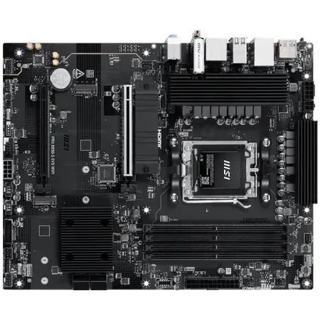 Материнская плата MSI PRO B850-S EVO WIFI Socket AM5 AMD B850 4xDDR5 ATX AC`97 8ch(7.1) 5Gigabit RAID+HDMI+DP Материнская плата MSI PRO B850-S EVO WIFI Socket AM5 AMD B850 4xDDR5 ATX AC`97 8ch(7.1) 5Gigabit RAID+HDMI+DP