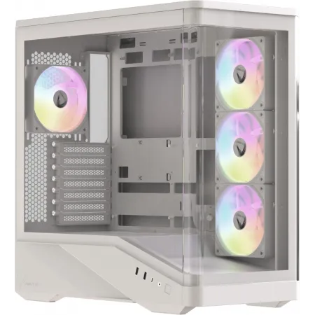 Корпус Formula Crystal U9 PA белый без БП ATX 9x120mm 3x140mm 2xUSB3.0 audio bott PSU