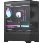 Корпус Formula Crystal Z1 Plus AR V2 черный без БП ATX 1xUSB2.0 1xUSB3.0 audio bott PSU