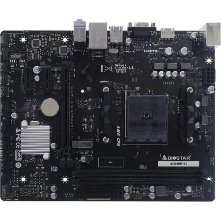 Материнская плата Biostar A520MHP 2.0 Soc-AM4 AMD A520 2xDDR4 mATX AC`97 8ch(7.1) GbLAN RAID+VGA+HDMI