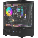 Корпус Formula Crystal Z1CM Plus AR черный без БП mATX 2x120mm 1xUSB3.0 audio bott PSU