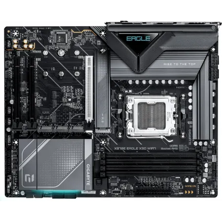 Материнская плата Gigabyte X870E EAGLE X WF7 Socket AM5 AMD X870E 4xDDR5 ATX AC`97 8ch(7.1) 5Gigabit RAID+HDMI Материнская плата Gigabyte X870E EAGLE X WF7 Socket AM5 AMD X870E 4xDDR5 ATX AC`97 8ch(7.1) 5Gigabit RAID+HDMI