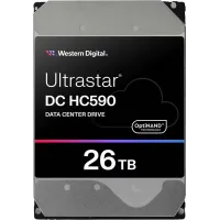 Жесткий диск WD SATA-III 26TB 0F65672 WUH722626ALE6L4 Server Ultrastar DC HC590 4KN (7200rpm) 512Mb 3.5" Жесткий диск WD SATA-III 26TB 0F65672 WUH722626ALE6L4 Server Ultrastar DC HC590 4KN (7200rpm) 512Mb 3.5"