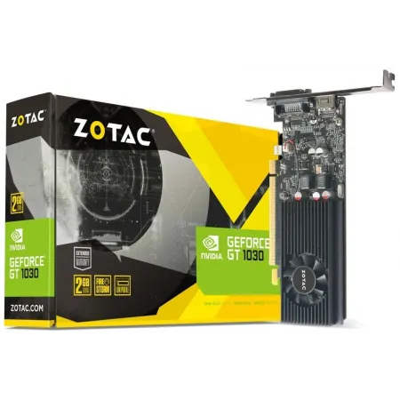 Видеокарта Zotac PCI-E 3.0 1030 2GB LP GDDR5 NVIDIA GeForce GT 1030 2Gb 64bit GDDR5 1227/6000 HDMIx1 HDCP Ret low profile