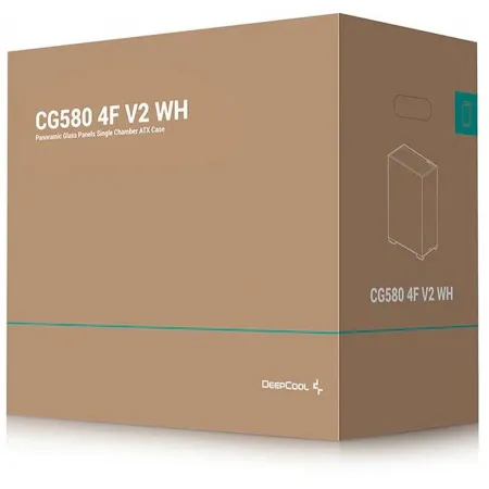 Корпус Deepcool CG580 4F V2 WH белый без БП ATX 6x120mm 4x140mm 2xUSB3.0 audio bott PSU Корпус Deepcool CG580 4F V2 WH белый без БП ATX 6x120mm 4x140mm 2xUSB3.0 audio bott PSU