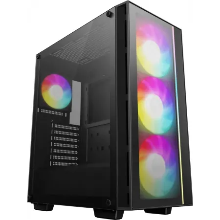 Корпус Deepcool Matrexx 55 V4 С черный без БП ATX 7x120mm 2x140mm 1xUSB3.0 audio bott PSU