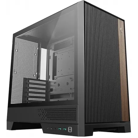 Корпус Deepcool CL600 черный без БП ATX 2x120mm 2xUSB3.0 audio bott PSU
