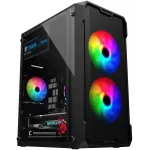 Корпус Bloody CC-129 черный без БП mATX 1x80mm 2x120mm 1xUSB2.0 1xUSB3.0 audio