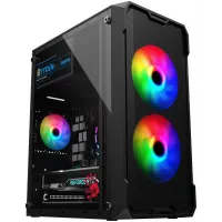 Корпус Bloody CC-129 черный без БП mATX 1x80mm 2x120mm 1xUSB2.0 1xUSB3.0 audio