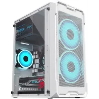 Корпус Bloody CC-129 белый без БП mATX 1x80mm 2x120mm 1xUSB2.0 1xUSB3.0 audio